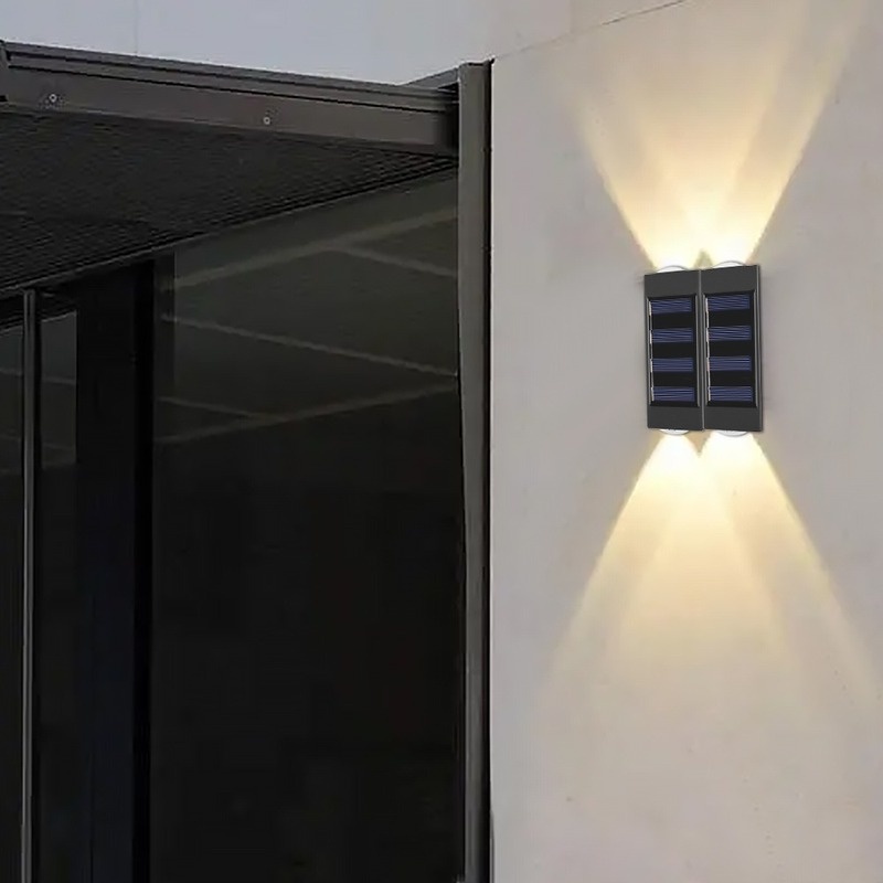 Đèn LED Treo Tường Sử Dụng Năng Lượng Mặt Trời Chống Nước Hình Chữ Nhật