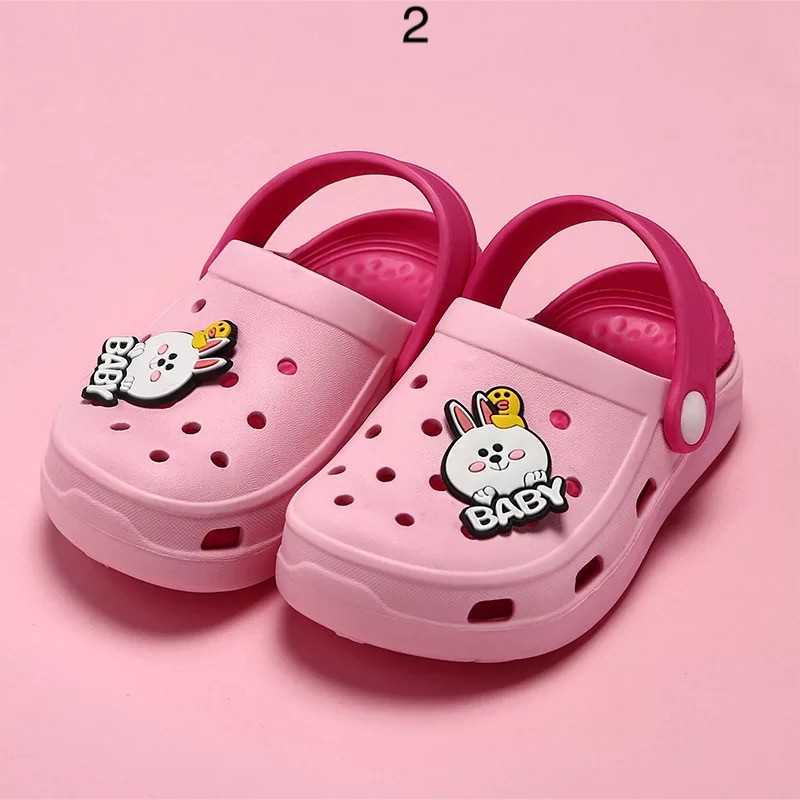 Dép sục bé trai, bé gái êm mềm tặng kèm 2 sticker