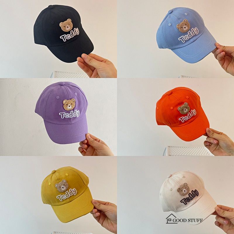 Mũ Lưỡi Trai Chống Nắng Màu Sắc Tươi Sáng In Họa Tiết Hoạt Hình Dễ Thương Cho Bé