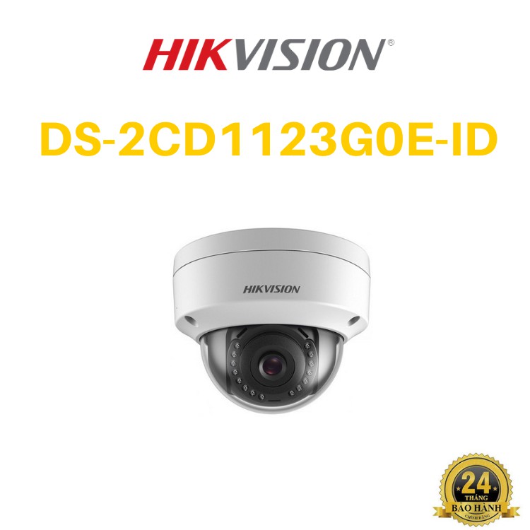 Camera IP Dome hồng ngoại 2.0 Megapixel HIKVISION DS-2CD1123G0E-ID