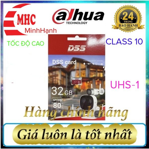 Thẻ nhớ 32GB Micro SD DSS P500 chính hãng bh 2 năm