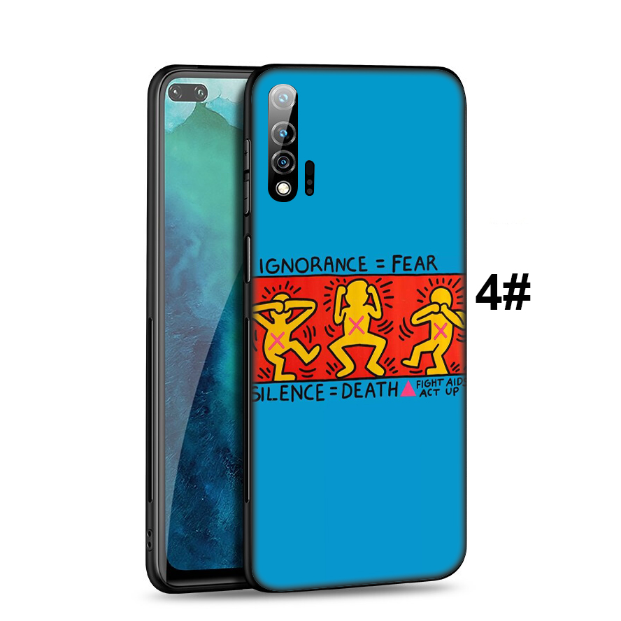 Ốp Điện Thoại Mềm Họa Tiết Keith Haring Ablu80 Cho Huawei Y6p Y6 Y7 Y9 Prime 2019 2018 P9 Lite Smart Pro