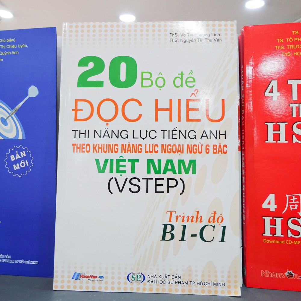 Sách - 20 Bộ Đề Đọc Hiểu Thi Năng Lực Tiếng Anh Theo Khung Năng Lực Ngoại Ngữ 6 Bậc Việt Nam (VSTEP)