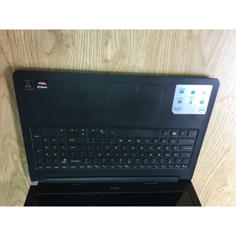 Laptop Dell Inspiron 5548 core i5-5200U ram 4gb hdd 500gb cạc Amd R7-270+Hd 5500 vỏ nhôm, màn 15,6” fui phím