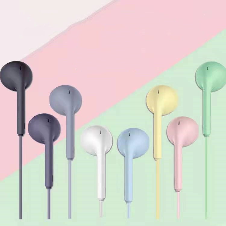 Tai Nghe Có Dây Màu Sắc Macaron Kết Nối Với Micro AUX 3.5mm U19
