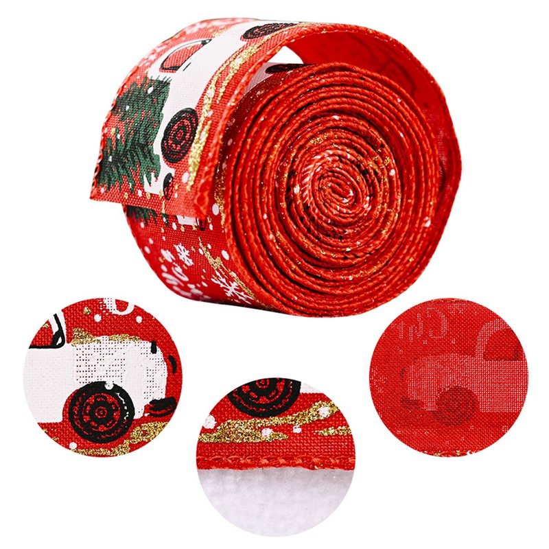 Dây ruy băng trang trí tiệc Giáng sinh bắt mắt đa năng