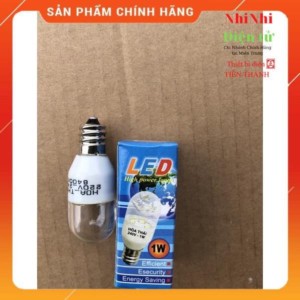 Bóng tủ lạnh led, bóng bí led, bóng đèn máy may led 1W đui E12, E14 cao cấp Hòa Thái _nhinhi_tienthanh