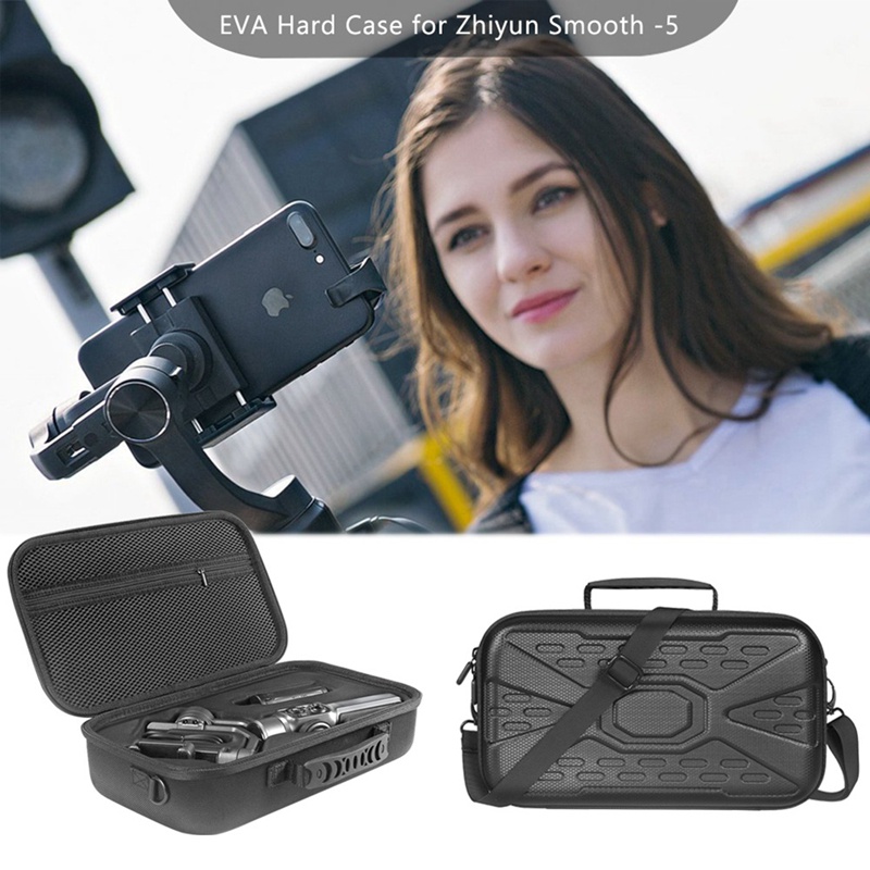 Hộp đựng túi cứng lưu trữ di động cho Zhiyun Smooth 5 Hộp đựng đồ du lịch Gimbal cầm tay Hộp đựng Túi xách