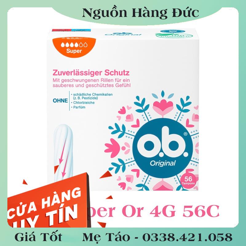 Băng vệ sinh Tampon Ob Đức - Date mới đủ Bill