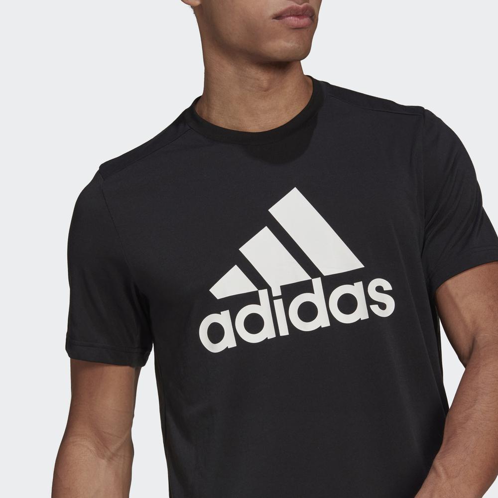 Áo Tee adidas TRAINING Nam Áo Thun Logo Thể Thao Feelready AEROREADY Designed 2 Move Màu đen GT3109