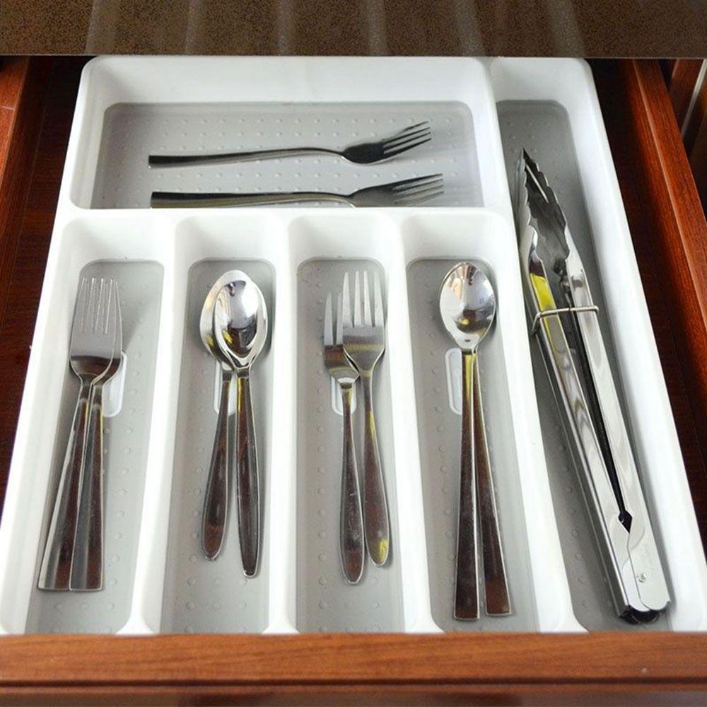 Khay TAYLOR1 Nhựa Cách Nhiệt|Hộp Đựng Muỗng Đũa Nĩa Chia Ngăn Tiện Dụng