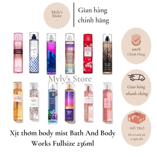 | AUTH | Xịt thơm body mist Bath And Body Works hương nước hoa Fullsize 236ml - mylysstoredn