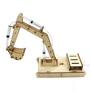 Đồ Chơi lắp ráp máy Xúc Thủy Lực 3D Mô Hình DIY
