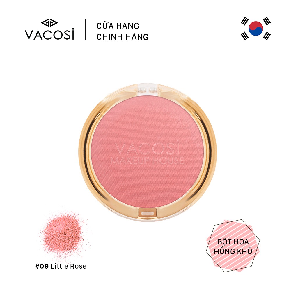 PHẤN MÁ HỒNG LOLIPOP VACOSI - 09: Litte Rose