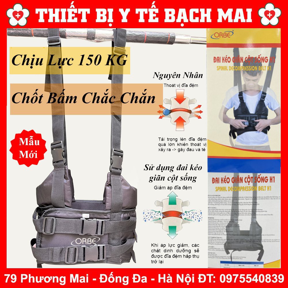 Đai Treo Kéo Giãn Cột Sống Orbe H1 - Hàng Chính Hãng