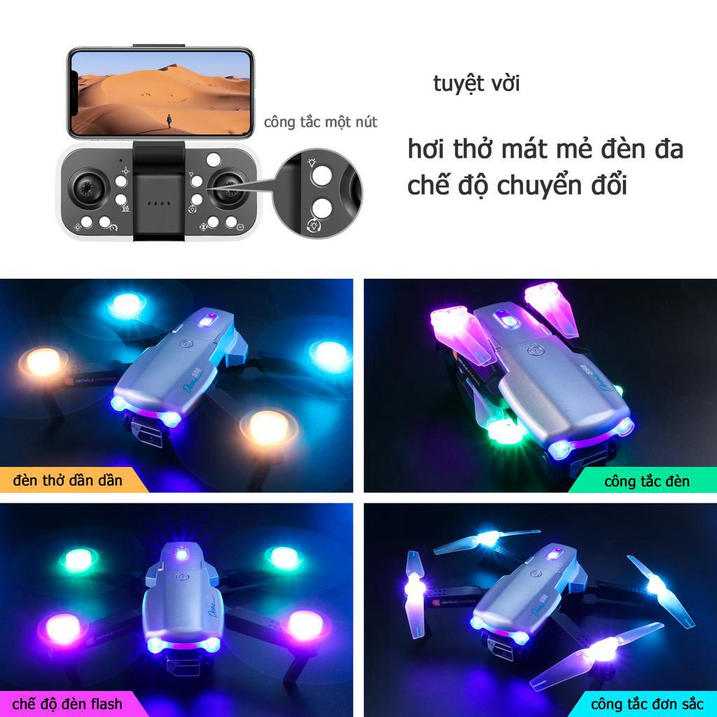 Flycam Drone 4k S98 tránh chướng ngại vật Chuyển camera kép