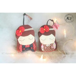 Túi treo chìa khóa handmade vải Nhật