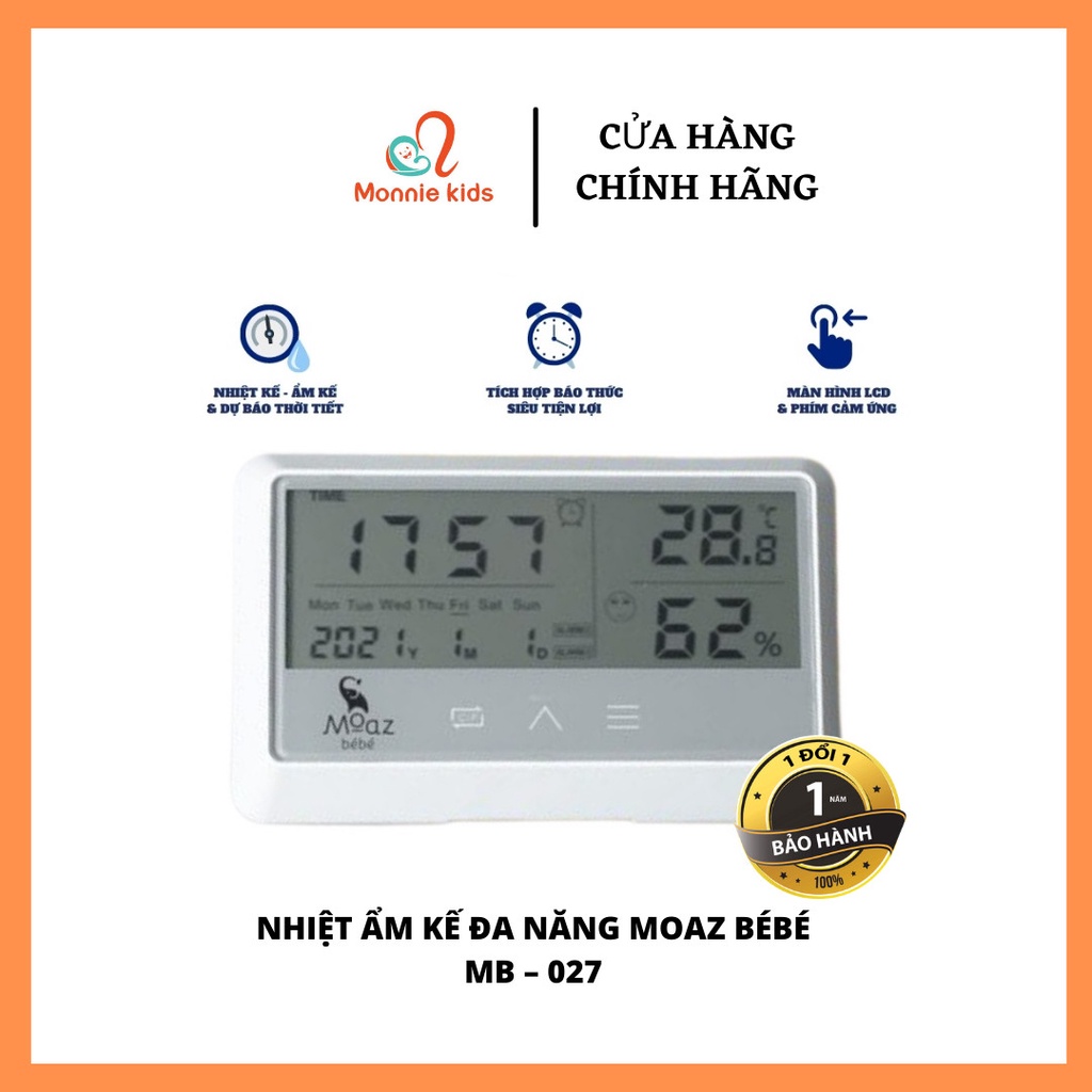 Nhiệt Kế Đo Phòng Moaz BéBé Mb-027