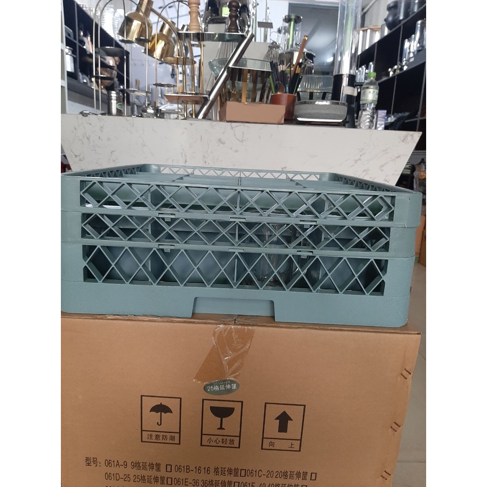 KHAY ĐỰNG DAO MUỖNG NĨA, RACK NHỰA SỬ DỤNG ĐƯỢC CHO MÁY RỬA CHÉN CÔNG NGHIỆP
