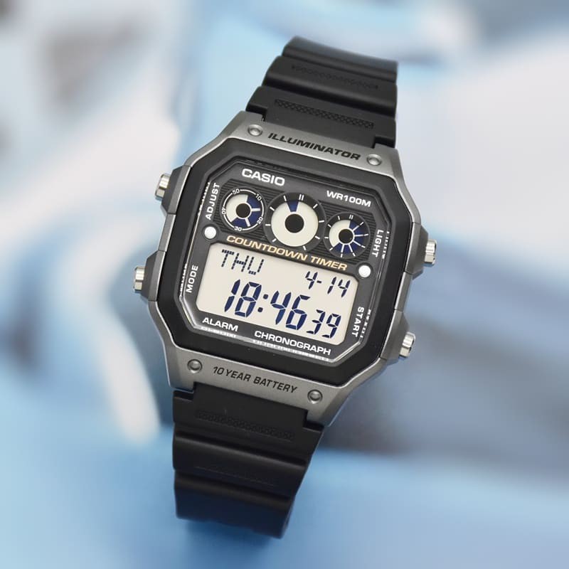 Đồng hồ Casio Nam AE-1300 chính hãng bảo hành 1 năm Pin trọn đời