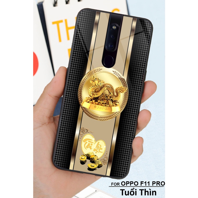 Ốp lưng kính 3D OPPO F11 - F11 PRO Ốp lưng điện thoại OPPO , ốp TÀI LỘC 12 con giáp