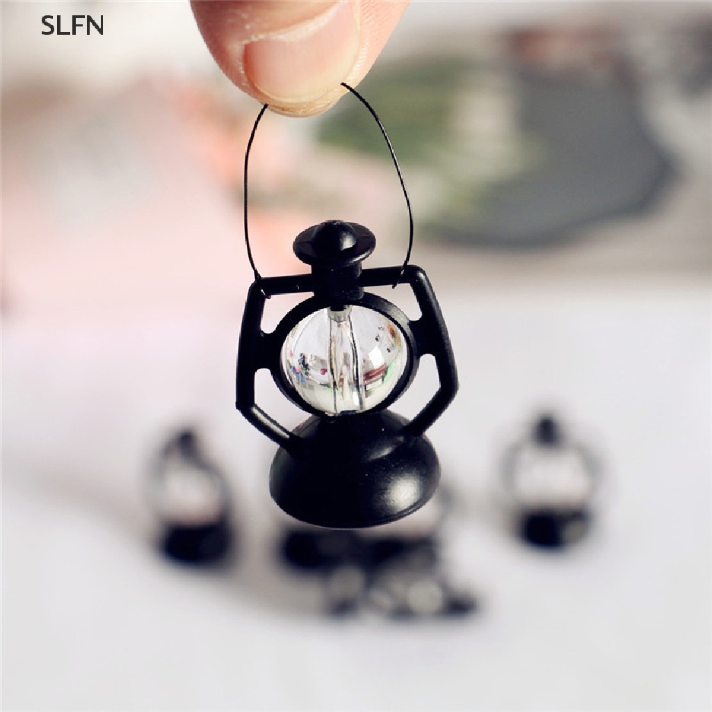 1 Mô Hình Đèn Dầu Mini Trang Trí Nhà Búp Bê Phong Cách Retro