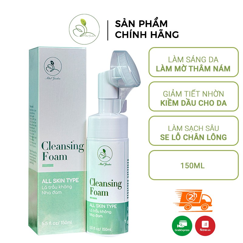 Sữa Rửa Mặt Tạo Bọt Lá Trầu Không Cleansing Foam 150ml Minigarden PV1020