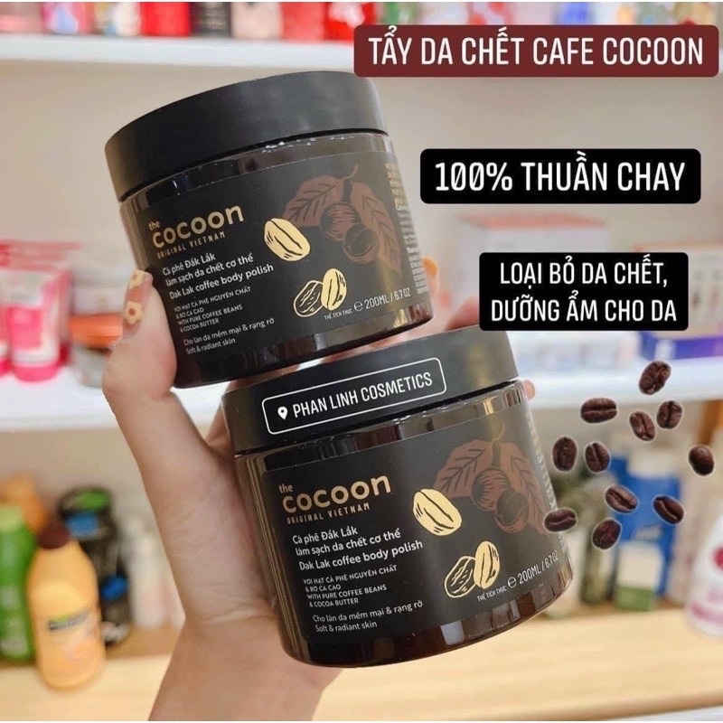 Tẩy da chết body Cocoon 200ml