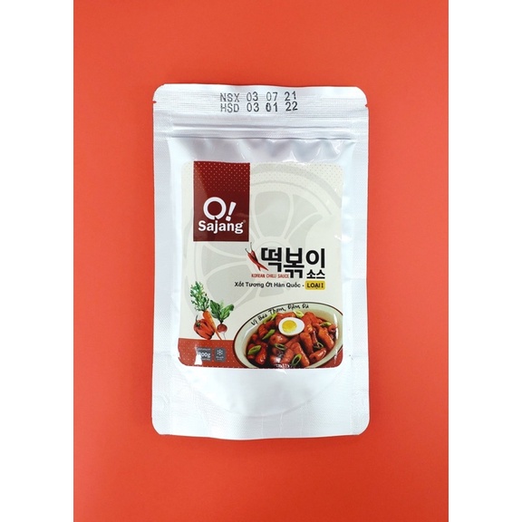 &lt;HOT&gt; Sốt nấu tokbokki O!Sayang Hàn Quốc 200gr đủ nấu 1kg bánh gạo