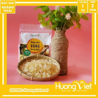 Đường phèn quảng ngãi nguyên chất làm từ mật mía, đường phèn mật mía không tẩy trắng, đường phèn vàng tự nhiên 1kg