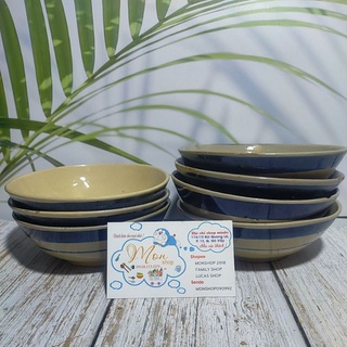 💢💢TÔ VIỀN XANH NHỎ GỐM XƯA.🤗 <Hàng Gốm xưa thô sần vui lòng xem video trước khi mua hàng>😋