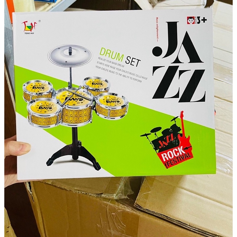 Bộ Trống Jazz Drum 5 Trống Cho Bé