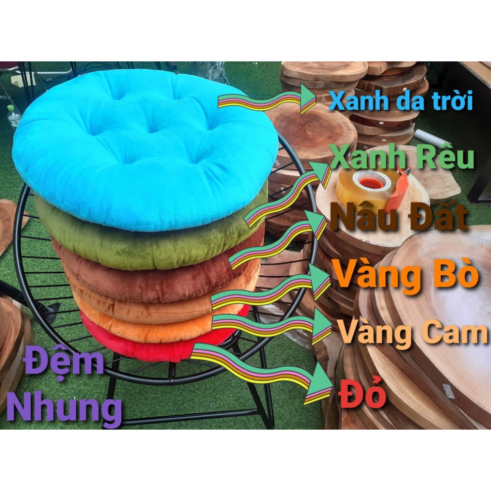 Bộ Bàn Ghế Ban Công ( 1 bàn 2 ghế) - Bàn Gỗ - Ghế Khung Sắt Hàng Loại 1 (Đệm Ghế Theo Yêu Cầu) - Kanta store