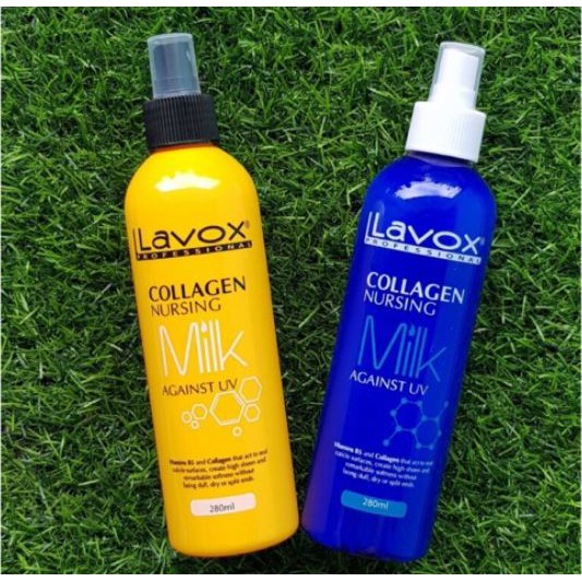 Xịt dưỡng tóc Lavox Collagen giữ ẩm Chống Tia UV 280ml