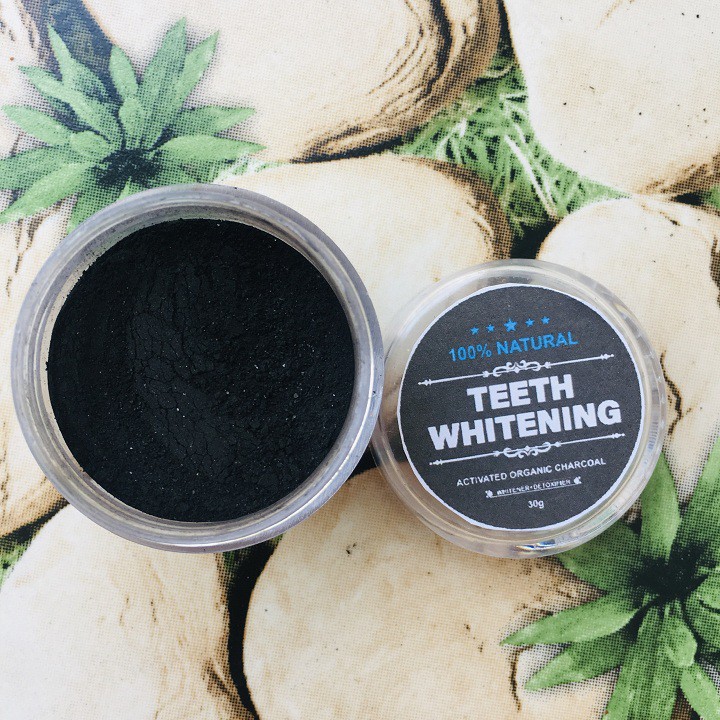 [Mã COSDAY giảm 8% đơn 150K] Bột tẩy trắng răng Than tre hoạt tính Teeth Whitening 30g