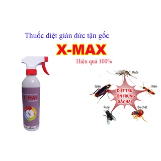 Thuốc diệt gián đức XMAX - Diệt kiến, muỗi, ruồi, côn trùng gây hại