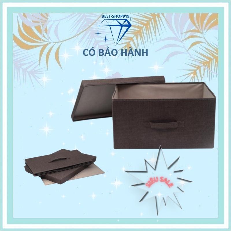 Hộp Vải Đựng Đồ DAISO Đa Năng Cao Cấp Thùng Đựng Quần áo Lót Vỏ Chăn Cỡ Lớn Không Cần Tủ Có thể gấp gọn[Hàng Xuất Khẩu]