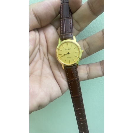 Đồng Hồ Nữ Citizen Eco-Drive E111-S067901 Dây Da.