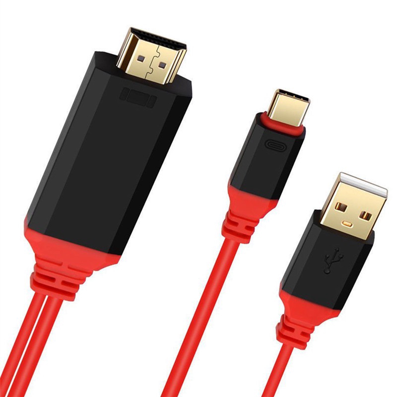 Cáp chuyển đổi USB Type C sang HDMI HD-4K 2M