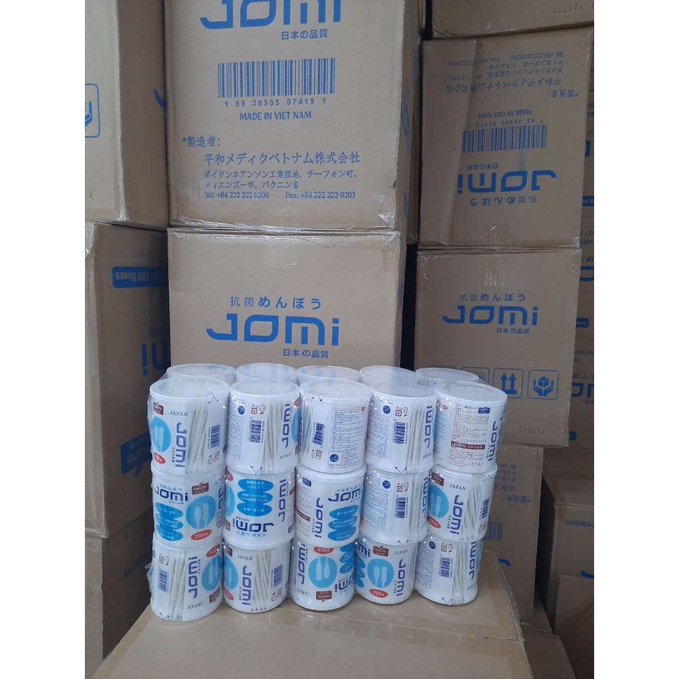 Tăm Bông Kháng Khuẩn Jomi Đủ Loại, Người Lớn Trẻ Em, Trẻ Sơ Sinh Chính Hãng Nhật Bản