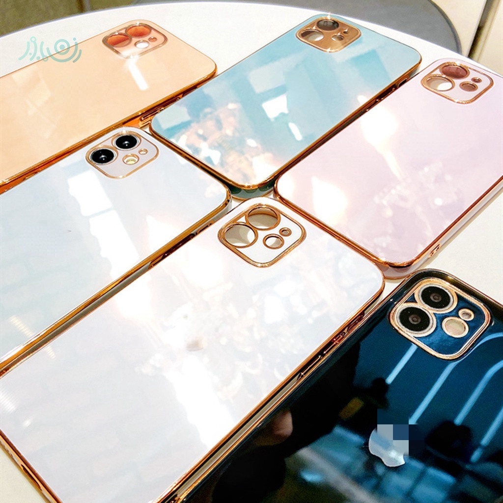 Ốp điện thoại kính cường lực mạ điện 6D dành cho Iphone 11 12 Pro Max X Xs Max Xr 7 + 8 Plus Se 2020 11 Pro Max