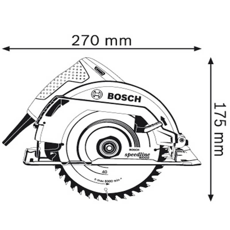 Máy cưa gỗ cầm tay Bosch GKS 7000 (190mm)