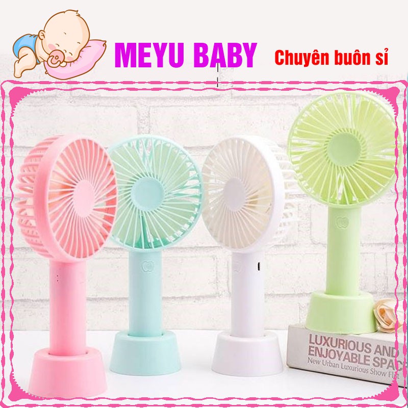 Quạt mini cầm tay tích điện cho bé