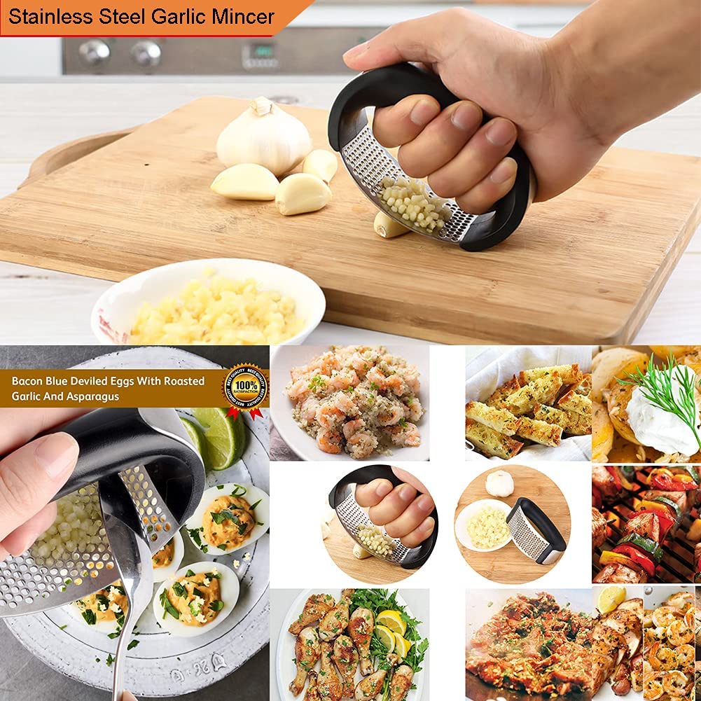 Dụng Cụ Nghiền Tỏi Bằng Thép Không Gỉ