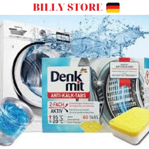 Lẻ 1 Viên tẩy lồng máy giặt Denkmit nội địa đức