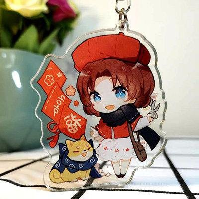 (Mica trong acrylic) Móc khóa Identity V quà tặng xinh xắn dễ thương in hình anime chibi nhiều mẫu