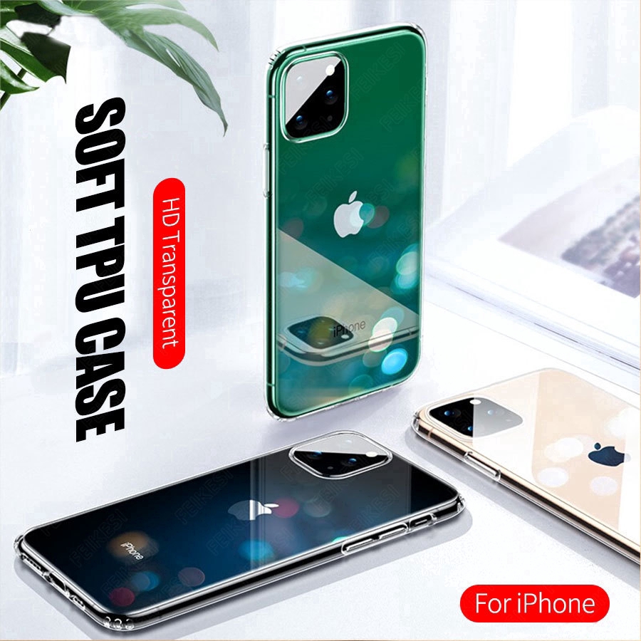 Ốp điện thoại silicon mềm chất lượng cao thời trang cho IPHONE 11 PRO MAX X XS XR 6 6S 7 8 Plus 12 Mini