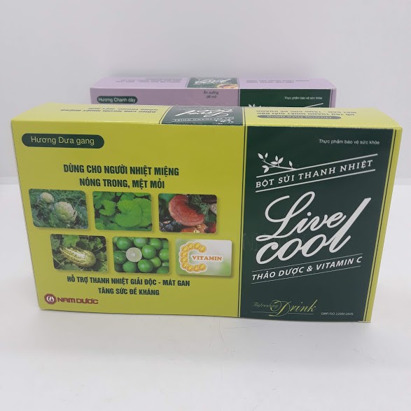 Bột sủi thanh nhiệt Live cool Nam Dược