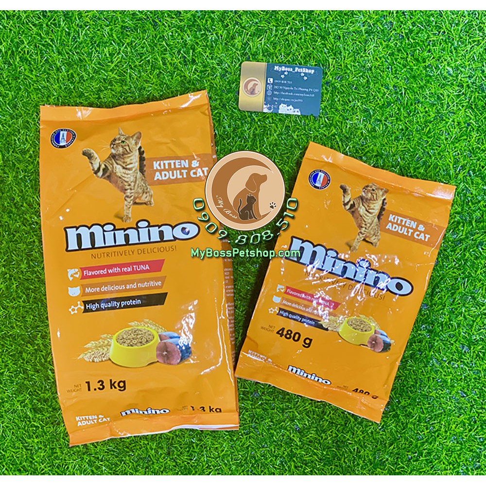 MININO - thức ăn hạt cho mèo vị cá ngừ tuna