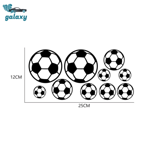 Galaxy Bộ 10 Miếng Dán Chống Thấm Nước Tự Dính Trang Trí Xe Hơi